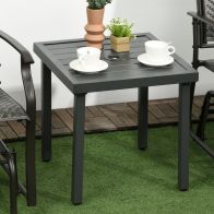 See more information about the Outsunny Steel Garden Side Table
