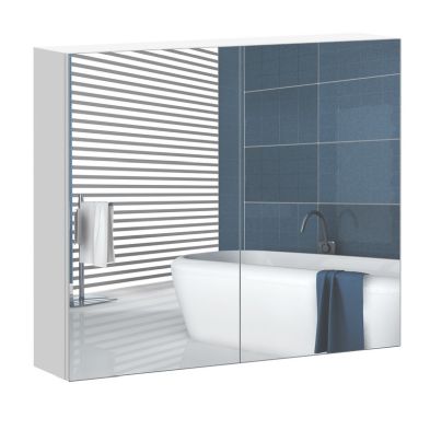 Product photograph of Homcom Bathroom Wall Cabinet from QD stores