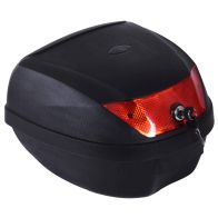 See more information about the Homcom 28L Motorcycle Tail box Helmet Top Case Motorbike Luggage Storage Trunk Carrier Mount Rack With 2 Keys