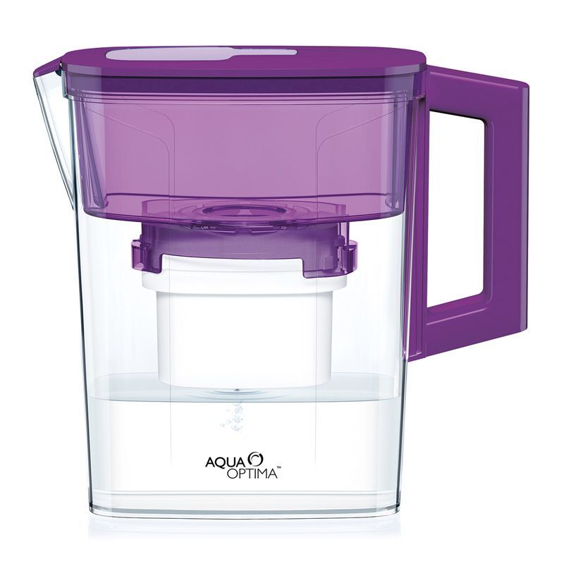 Aqua Optima Compact Fridge Jug 2 Month Pack (Purple)