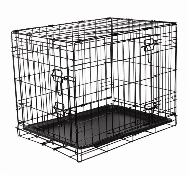 RAC Metal Fold Flat Crate with Plastic Tray - Small