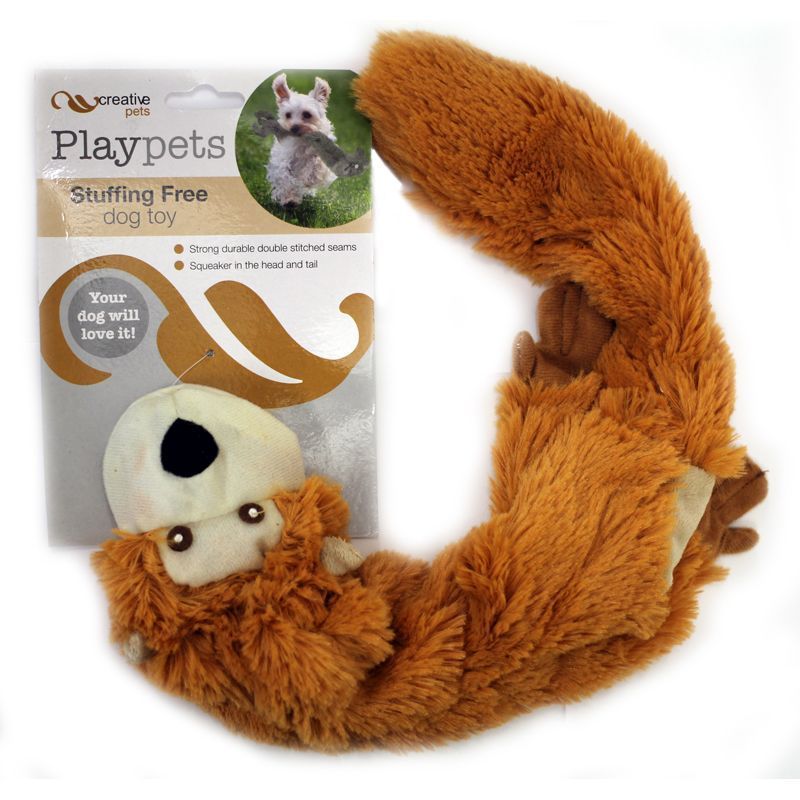Love Your Home Play Pets Stuffing Free Dog Toy - Monkey
