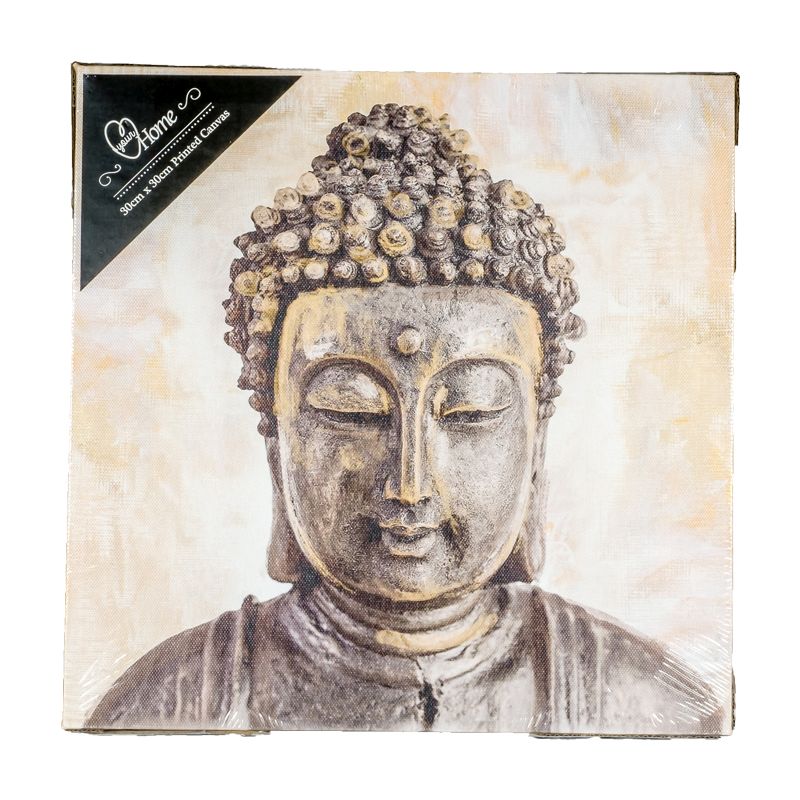 Buddha Statue Canvas Print 30x30