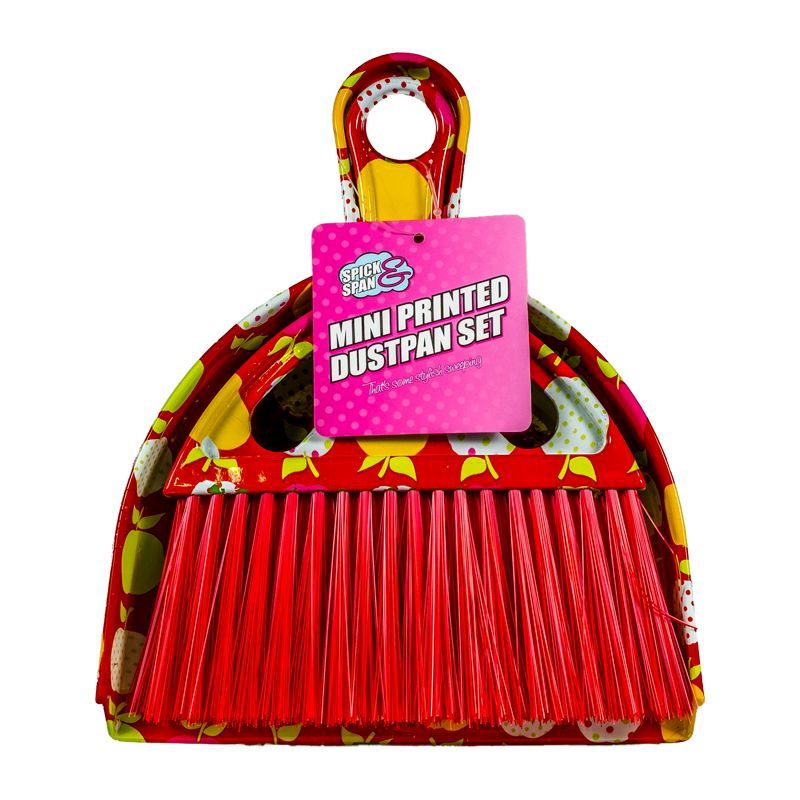 Mini Dustpan and Brush Set (Red)