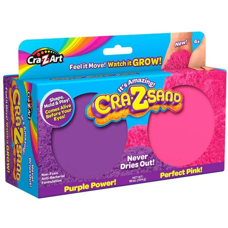 Cra-Z-Art 2 Pack Play Sand - Purple Power & Perfect Pink