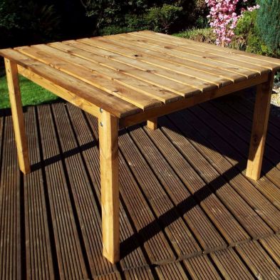Product photograph of Scandinavian Redwood Garden Rectangular Table By Charles Taylor from QD stores