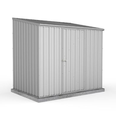 Product photograph of Absco 7 4 X 4 11 Pent Shed Steel Grey - Classic Coated from QD stores