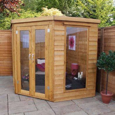 Product photograph of Mercia Premier 6 9 X 6 9 Pent Summerhouse - Premium Dip Treated Shiplap from QD stores