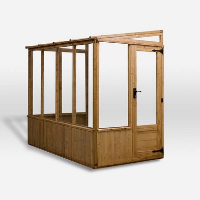 Product photograph of Mercia Evesham 4 3 X 8 2 Pent Greenhouse - Premium Dip Treated Shiplap from QD stores