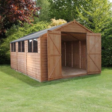 Product photograph of Mercia 10 2 X 14 10 Apex Shed - Premium Dip Treated Overlap from QD stores