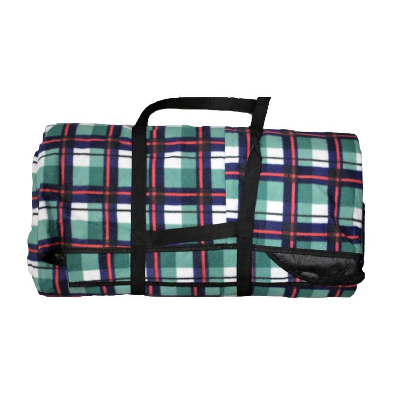 Jumbo 3 x 4M Picnic Blanket (Green & Blue Check Patten) - Buy Online at ...