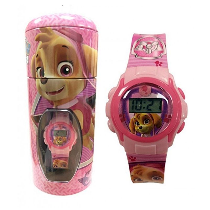 Paw Patrol Digital Watch In A Tin - Pink