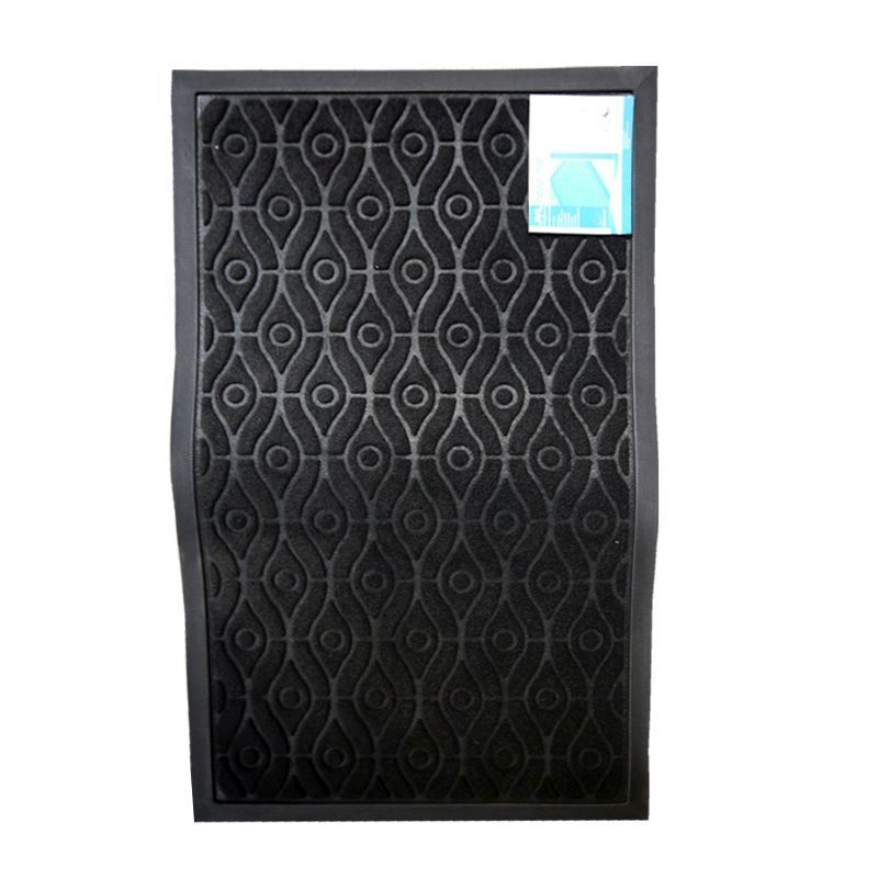 Zap Comino Doormat Black (40cm x 70cm)