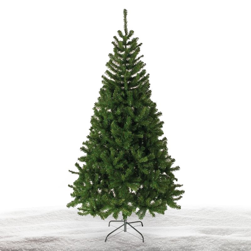 210cm (7 Foot) Green Alpine Fir 820 Tips Christmas Tree