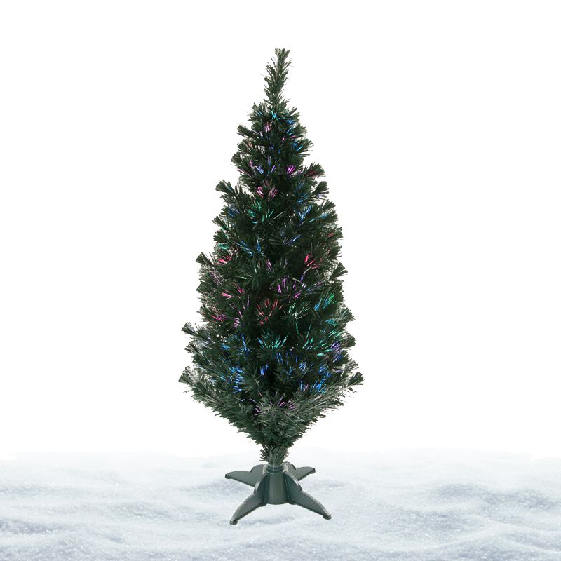 90cm (2 Foot 11 Inch) Green Classic Fibre Optic Christmas Tree