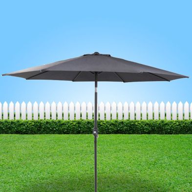 Product photograph of Garden Parasol By Wensum - 2 7m Grey from QD stores