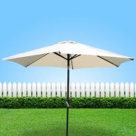 See more information about the Garden Parasol by Wensum - 2.7M Beige