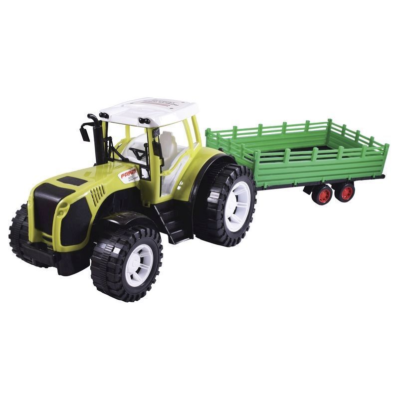 55cm Tractor & Trailer Friction Green
