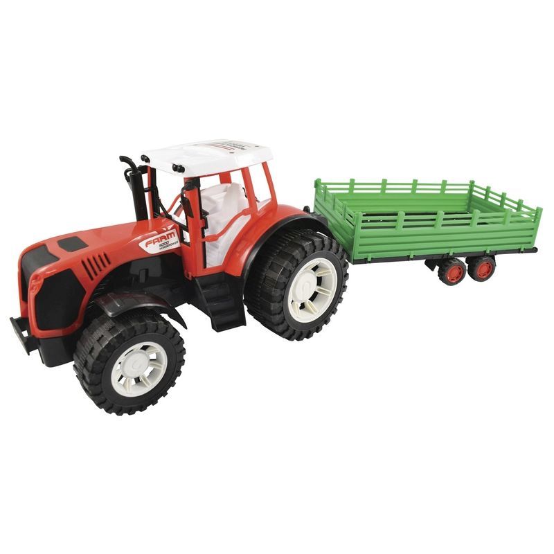 55cm Tractor & Trailer Friction Red