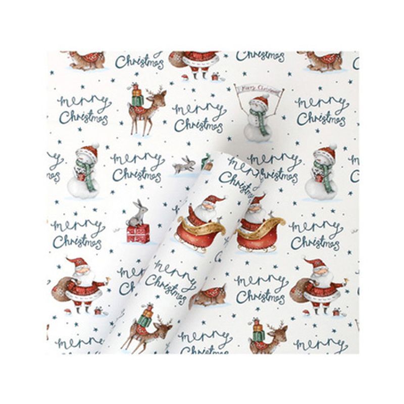 4m Cute Santa - Merry Christmas Wrapping Paper