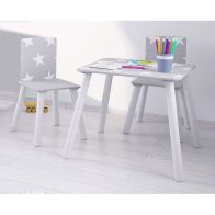 See more information about the Stars Play Table Grey With 2 Chairs
