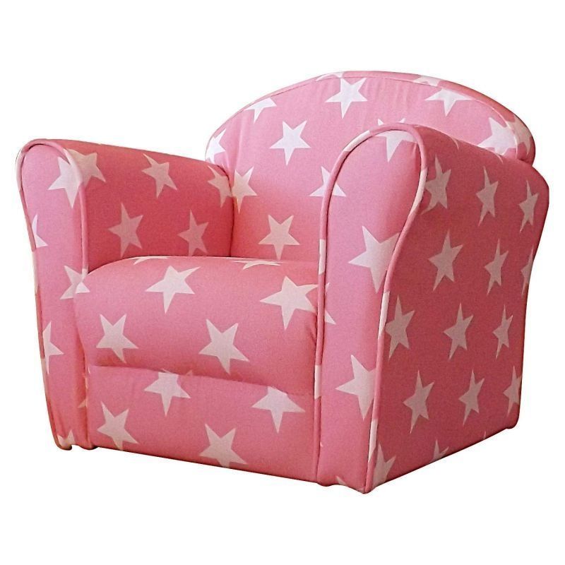 Star Junior Kids Chair Wood Pink by Kidsaw
