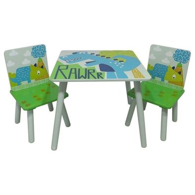 See more information about the Dinosaur Play Table With 2 Chairs