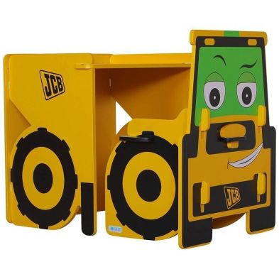 Product photograph of Jcb Junior Desk Chair Yellow By Kidsaw from QD stores