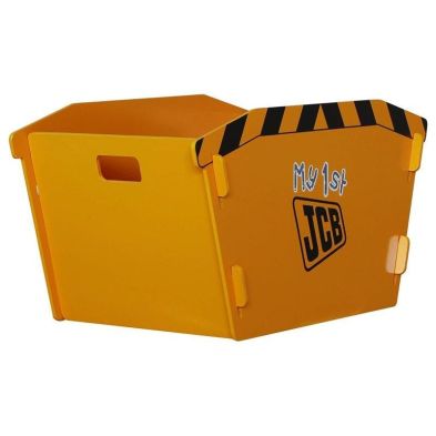 Product photograph of Jcb Junior Toy Box Yellow By Kidsaw from QD stores