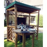 See more information about the Charles Taylor Dorchester Garden BBQ Shelter - Green Roof Cover