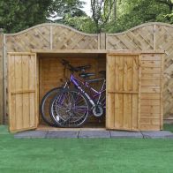 See more information about the Mercia 3 x 6 Overlap Pent Bike Shed - Windowless
