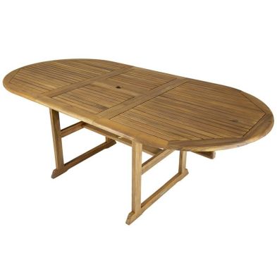 Product photograph of Acacia Wood Garden Table By Wensum from QD stores