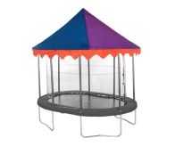 See more information about the Jumpking Oval 7 x 10ft Trampoline Tent Canopy Circus