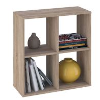 See more information about the Kudl Bookcase 4 Shelf Oak Style