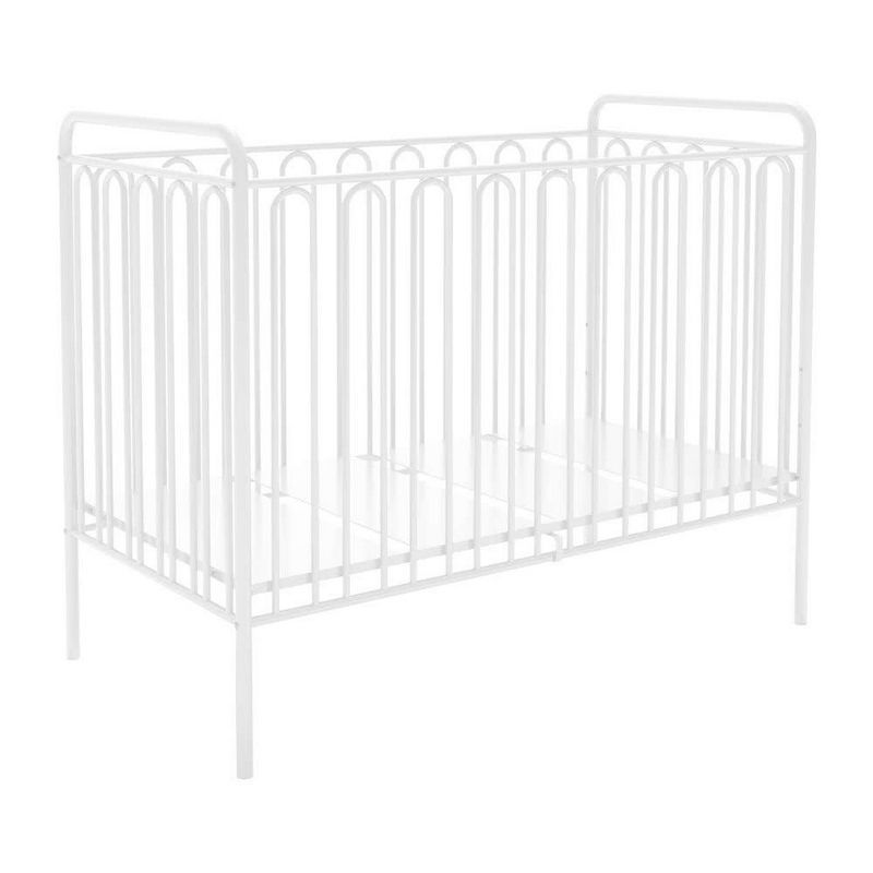 Kudl Cot Bed Metal White 2 x 4ft by Kidsaw
