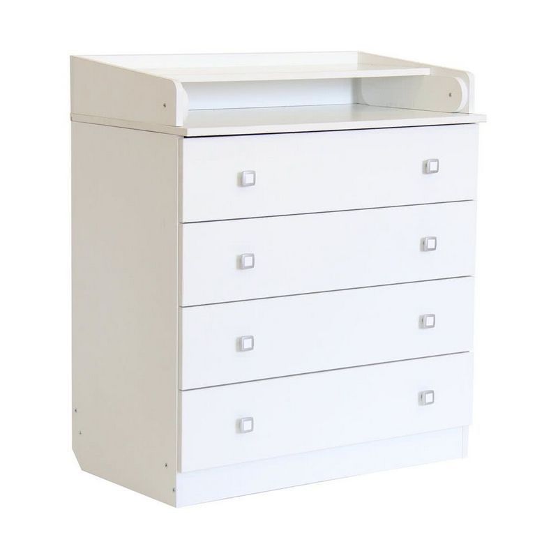 Kudl Changing Table White 4 Drawers by Kidsaw