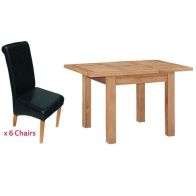 See more information about the Cotswold Extending Dining Table Medium (1.2m - 1.55m)