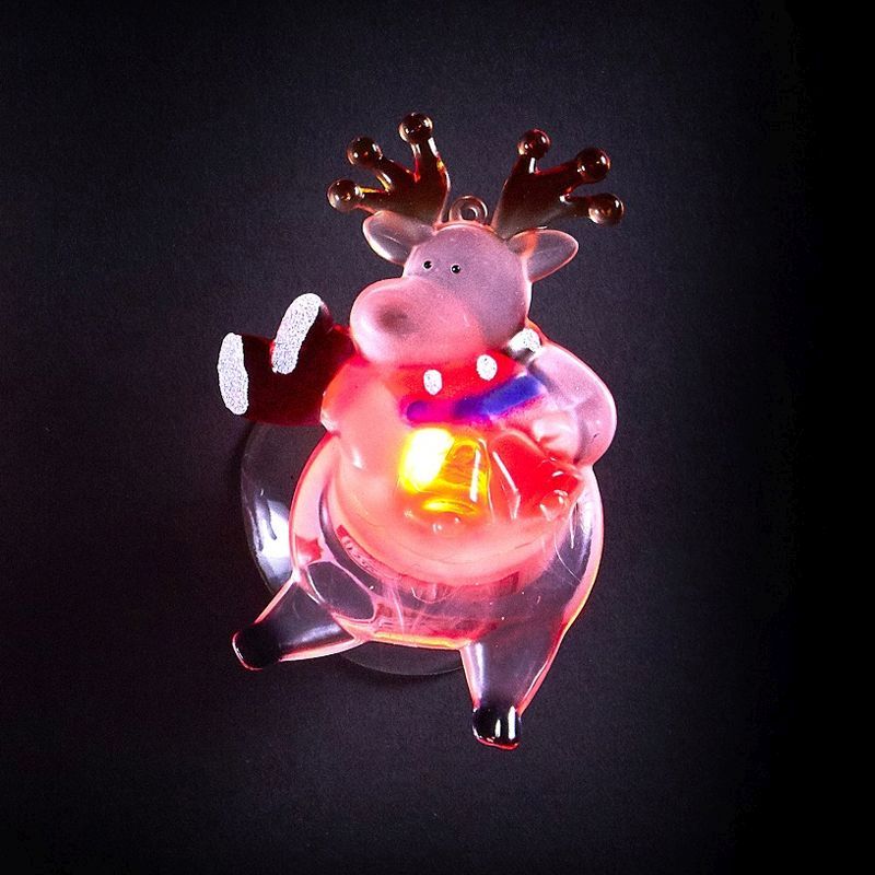 Reindeer Window Sucker LED Light