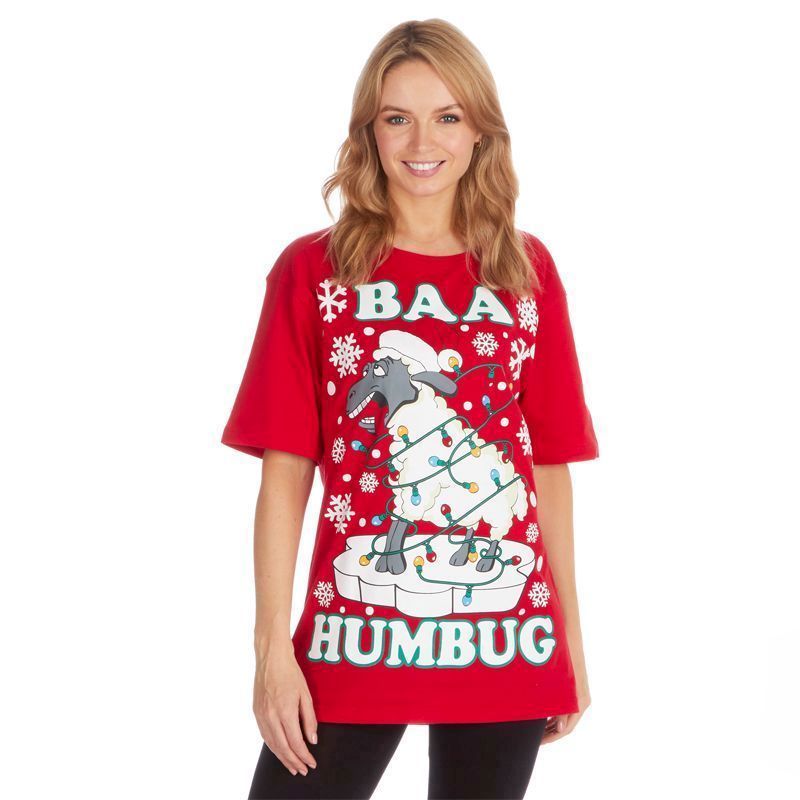 Baa Humbug Christmas T-Shirt - Small