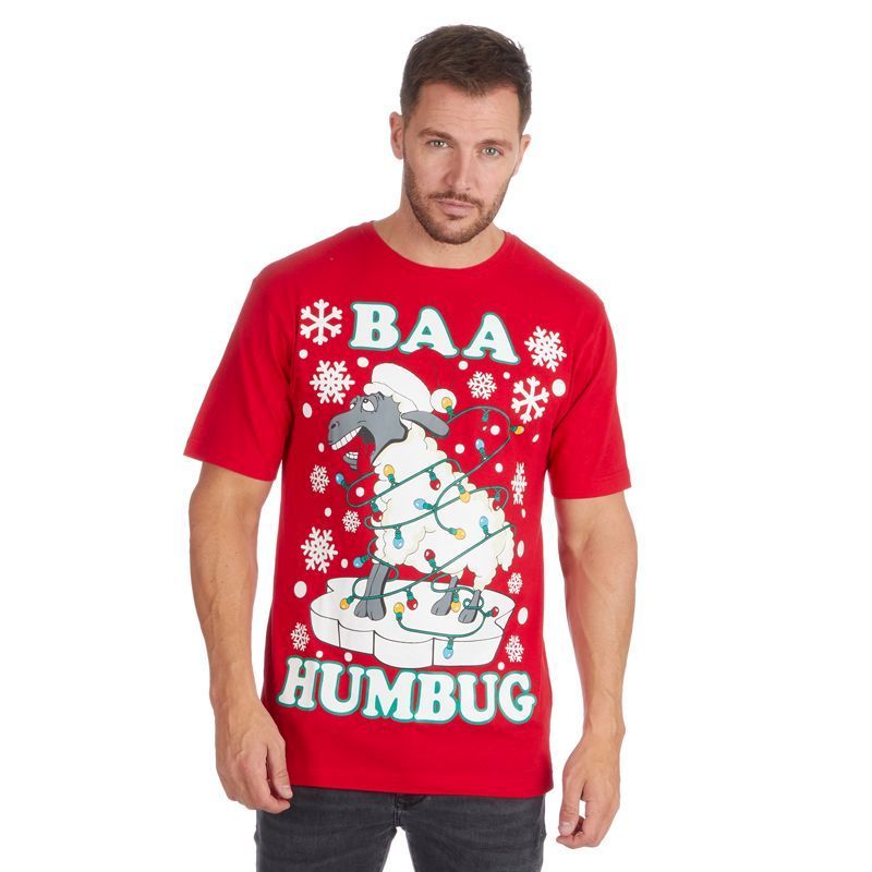 Baa Humbug Christmas T-Shirt - Medium