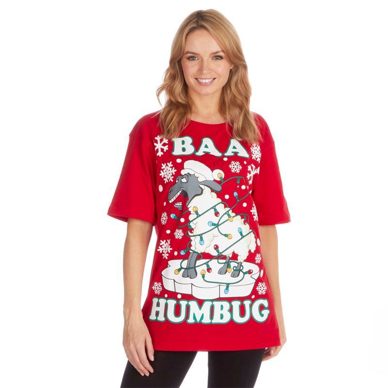 Baa Humbug Christmas T-Shirt - Large