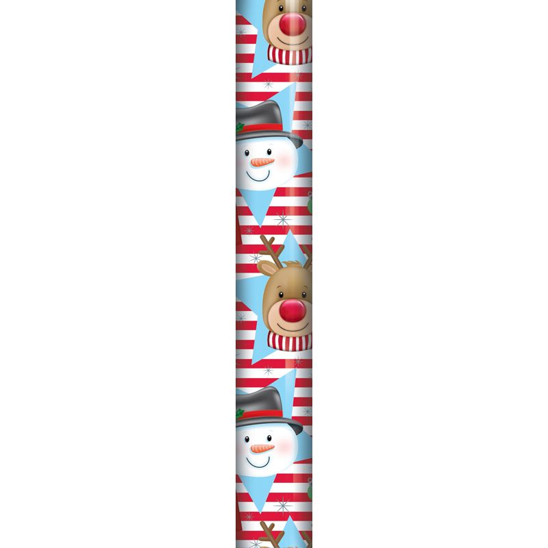 8m Cute Gift Wrap Snowman