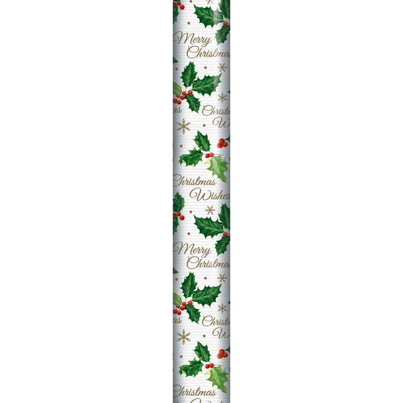 8m Traditional Gift Wrap Christmas Wishes