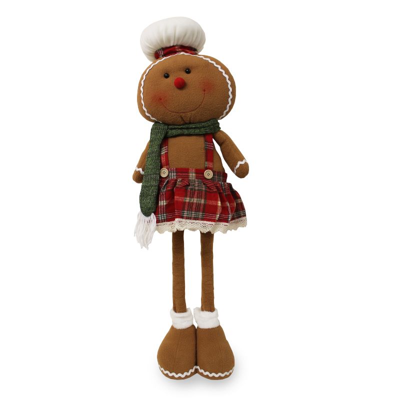 Extendable Standing gingerbread Figure 36 Inch - Chef Hat