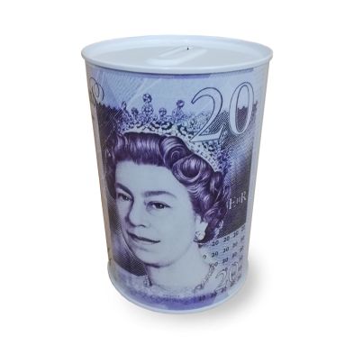 See more information about the Sterling Money Tin 10 x 15cm Twenty
