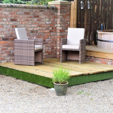 Product photograph of Swift Deck Premium Garden Decking Kit 4 75 X 4 7m from QD stores