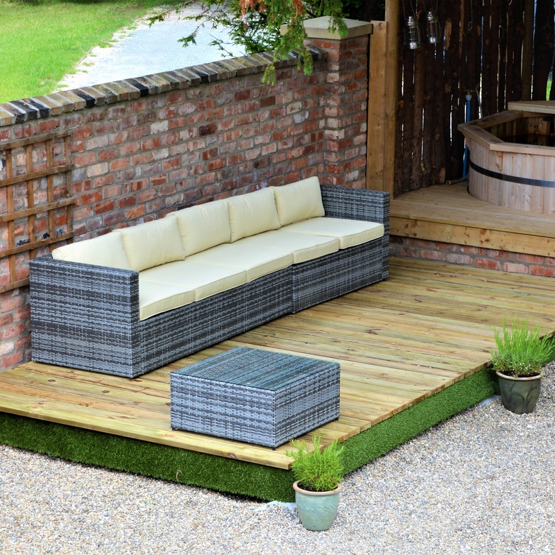 Swift Deck Premium Garden Decking Kit 4.75 x 7m - Buy Online at QD Stores