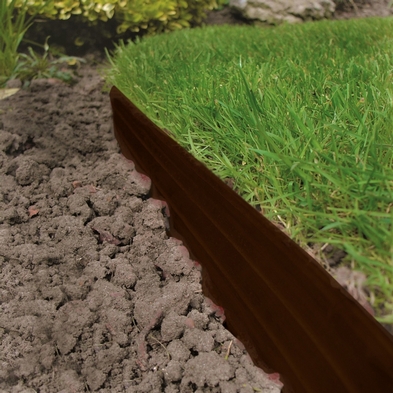 Product photograph of Swift Edge Garden Border Edging Kit 18m - Brown from QD stores