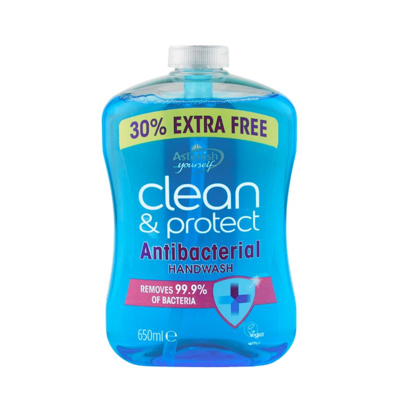 Astonish Clean & Protect Antibacterial Handwash (Screw Top)