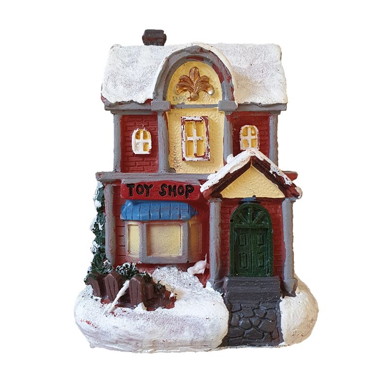 Winter House Christmas Ornament Toy Shop